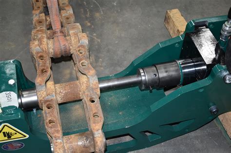 Excavator track pin press 